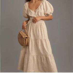 Anthropologie Somerset Maxi Puff Sleeve
